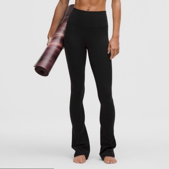 lululemon athletica Pants - Lululemon Align High-Rise Mini-Flare Pant Black Size 6 Nulu Yoga Leggings